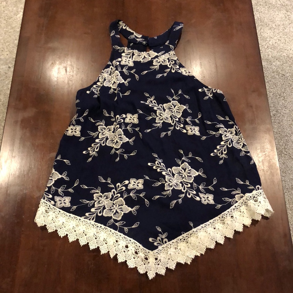 Halter neck blouse